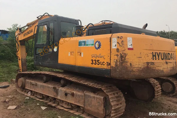Hyundai Heavy Industries R335LC-7 excavatrice sur chenilles Extérieur (3) | 86Trucks