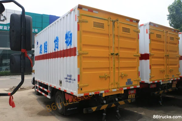 Foton AUMARK S3 Series 131 hp 4X2(6 wheels) 4.07m Flammable Gas Van Truck (China VI) (Hongyu Brand) Exterior (3) | 86Trucks