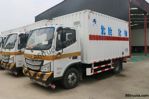Foton AUMARK S3 Series 131 hp 4X2(6 wheels) 4.07m Flammable Gas Van Truck (China VI) (Hongyu Brand) Exterior (2) | 86Trucks