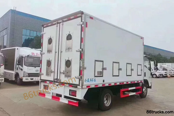 Qingling Isuzu KV100 132 ch 4X2(6 roues) camion de transport de volailles (China VI) (marque Chengliwei) Extérieur (3) | 86Trucks