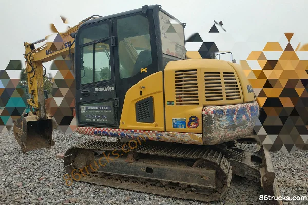 KOMATSU PC60-8 Crawler Excavator Exterior (3) | 86Trucks