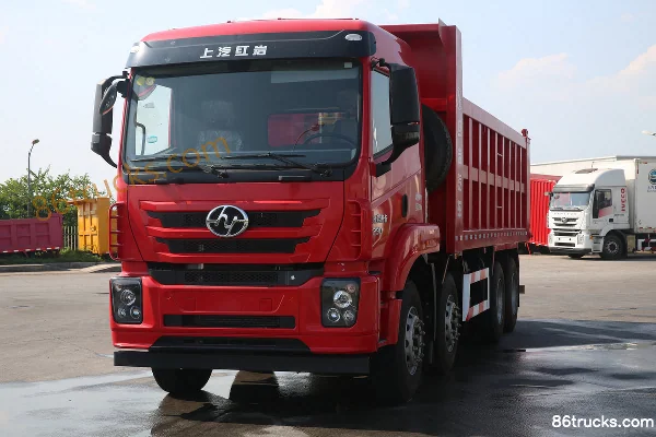 SAIC Hongyan Jieka C500 Standard Load Edition 390 hp 8X4(12 wheels) 6.5m Dump Truck Exterior (3) | 86Trucks