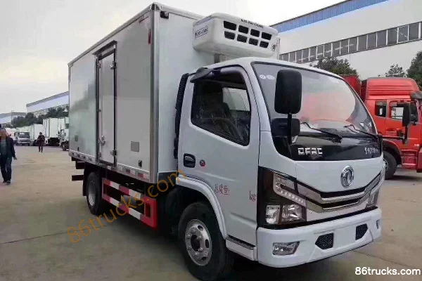 Dongfeng Duolika D6 143hp 4X2(6 wheels) 4.1m refrigerated truck (Chengliwei brand) Exterior