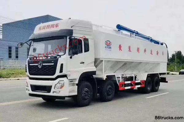 Dongfeng Commercial Vehicle Tianlong 350hp 8X4(12 wheels) Bulk Feed Transport Truck (Chengliwei Brand) Exterior (3) | 86Trucks