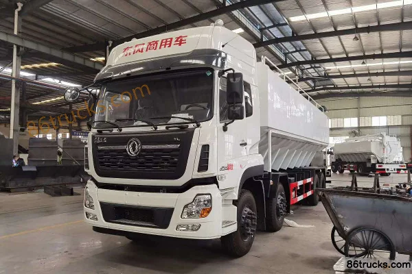 Dongfeng Commercial Vehicle Tianlong 350hp 8X4(12 wheels) Bulk Feed Transport Truck (Chengliwei Brand) Exterior (2) | 86Trucks