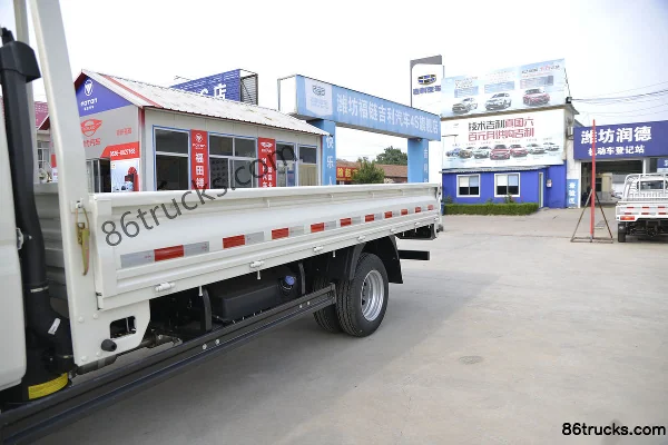 Foton Shidai Xiaoka Star 1 116 hp 4X2(6 wheels) 3.87m semi-row flatbed mini truck Body (1) | 86Trucks