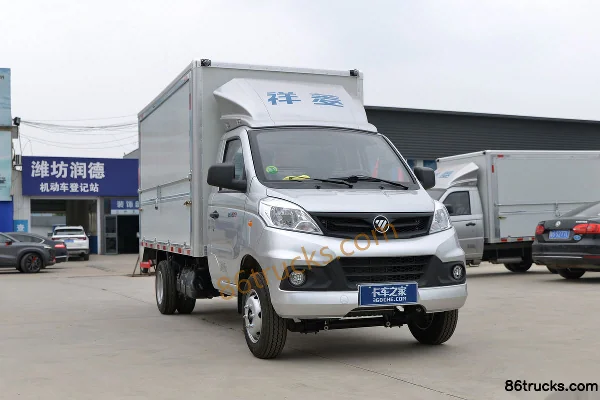 Foton V2 Struggle Edition 1.6L Gasoline 122 hp 4X2(6 wheels) Dongan 5-speed 3.2m Single Row Wing Opening Van Micro Truck