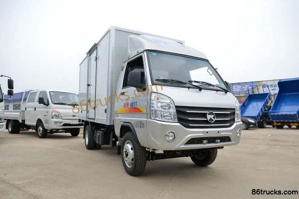 Kama Ruiling 1.3L 91hp 4X2(6 wheels) gasoline 3.3m van flatbed micro truck (China VI) (4.875 ratio) Exterior
