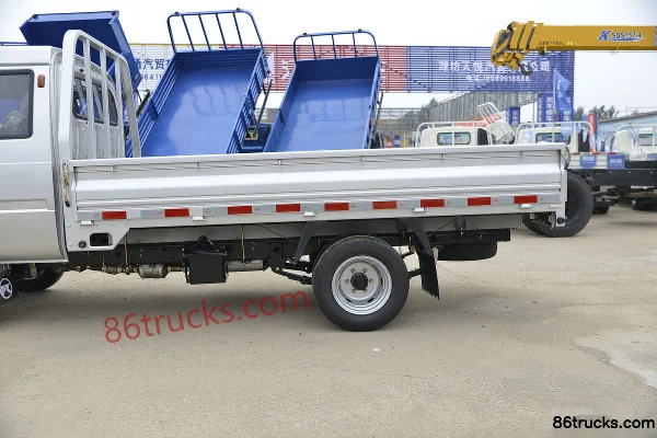 Kama Ruiling 1.3L 91 hp 4X2(6 wheels) Gasoline 3.1m Semi-row Flatbed Micro Truck (China VI) Body (2) | 86Trucks