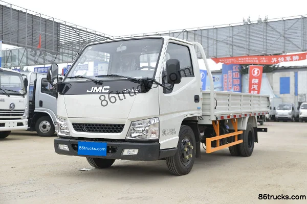 JMC Shunda Small Truck Standard 116hp 4X2(6 wheels) 3.7m Single Row Flatbed Light Truck Exterior (3) | 86Trucks