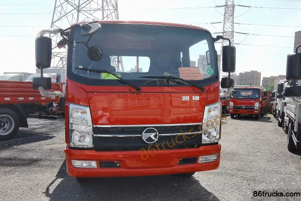 Kama Kaijie M3 Version haute 116 ch 4X2(6 roues) camion léger plateau à ridelles cabine approfondie 3,83 m Extérieur (2) | 86Trucks