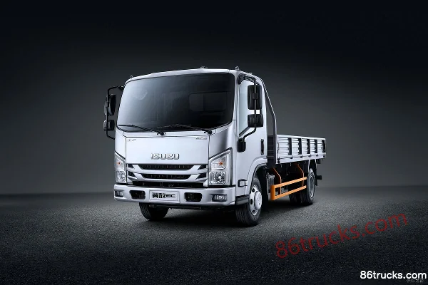 Jiangxi Isuzu Elf EC5 Standard Edition 116 hp 4X2(6 wheels) 4.155m single-row flatbed light truck Exterior (3) | 86Trucks