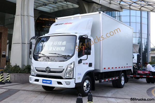 Foton Ollin Express Feiyang 120 ch 4X2(6 roues) camion fourgon léger 4,14 m cabine simple (China VI) (ZF 6 vitesses) Extérieur (3) | 86Truck