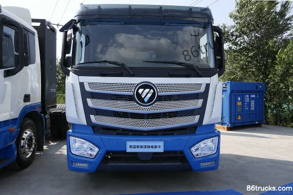 Foton Zhilan camion lourd 6X4(10 roues) tracteur routier électrique pur 281,91 kWh Extérieur (2) | 86Trucks