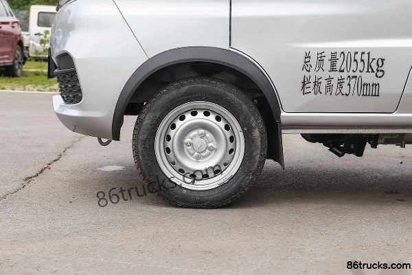 Jinbei T20 Comfort 85 hp 4X2(6 wheels) 1.2L Gasoline 2.7m Single Row Flatbed Mini Truck (China VI) Chassis (1) | 86Trucks