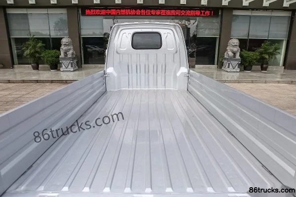 Jinbei T20 Comfort 85 hp 4X2(6 wheels) 1.2L Gasoline 2.7m Single Row Flatbed Mini Truck (China VI) Body (2) | 86Trucks
