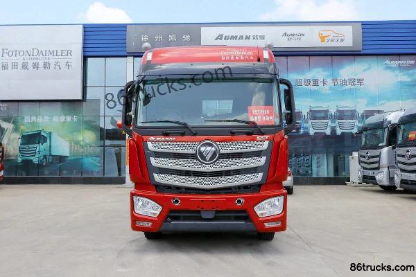 Foton Auman EST 6-series Heavy Truck Crossing Edition 560hp 6X4(10 wheels) AMT automatic tractor truck (China VI) (Red) Exterior (2) | 86Tru