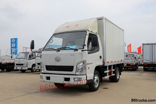 FAW Hongta FAW Jiefang Baling 1 Series V6 102hp 4X2(6 wheels) 3.77m single-row van truck (hydraulic brake) Exterior (3) | 86Trucks