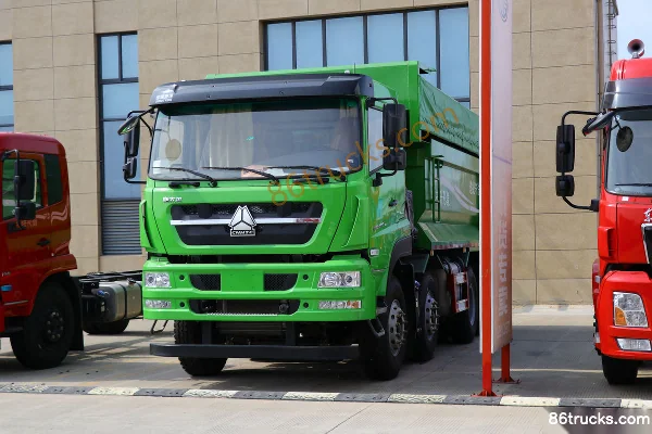 Sinotruk Steyr D7W Heavy Truck 400 hp 8X4(12 wheels) 5.6m Dump Truck Exterior (3) | 86Trucks