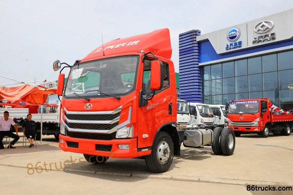 Yuejin Kuaiyun H500 148 ch 4X2(6 roues) 4,2 m camion léger plateau à ridelles cabine simple Extérieur (3) | 86Trucks