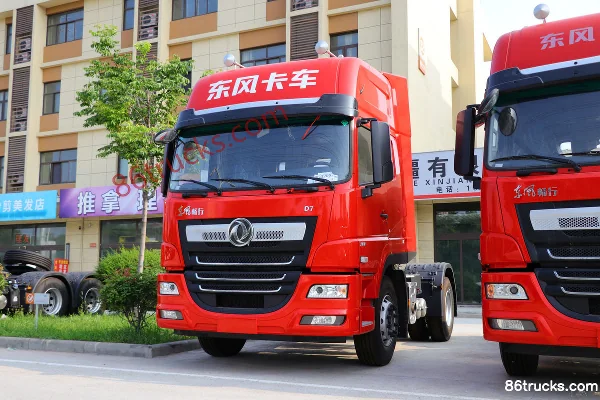 Dongfeng Changxing D7V 11L LNG 400hp 4X2(6 wheels) Fast Gear 12-Speed Tractor Truck Exterior (3) | 86Trucks