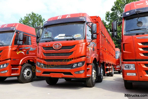FAW Jiefang Qingdao HanV Heavy Truck 2.0 Edition 260 hp 6X2(8 wheels) 7.2m Stake Truck (Ratio 4.444) Exterior (3) | 86Trucks