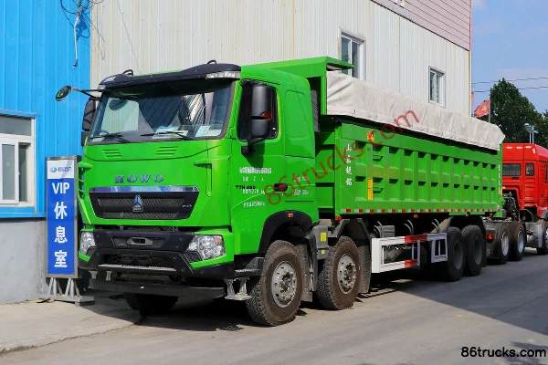 Sinotruk HOWO T7H heavy truck 480hp 8X4(12 wheels) 8.5m dump truck Exterior (2) | 86Trucks