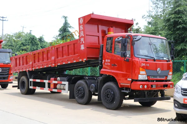 Dongfeng Tianjin KS 220 hp 6X2(8 wheels) 6.8m dump truck Exterior