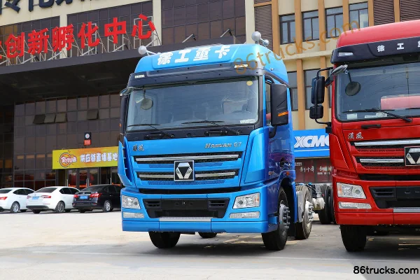 XCMG Hanfeng G7 375hp 8X4(12 wheels) 9.5m flatbed cargo truck Exterior (3) | 86Trucks