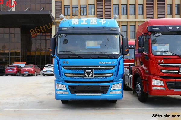 XCMG Hanfeng G7 375hp 8X4(12 wheels) 9.5m flatbed cargo truck Exterior (2) | 86Trucks