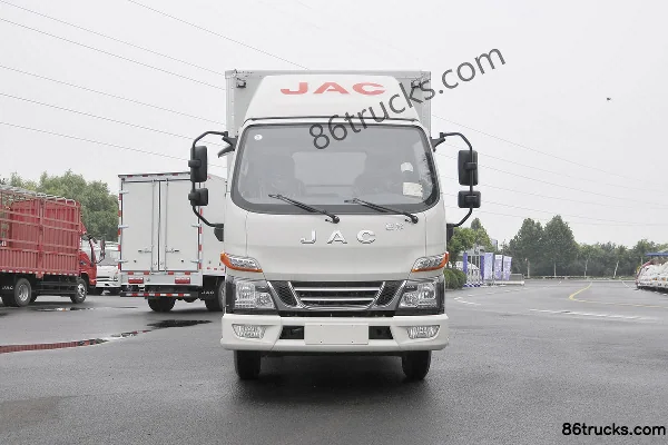 JAC Junling V3 102 hp 4X2(6 wheels) 3.7m Single Row Van Light Truck Exterior (2) | 86Trucks
