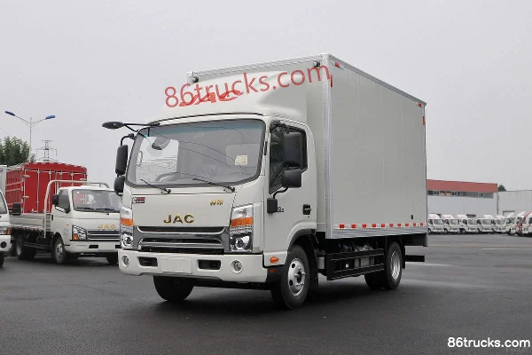 JAC Shuailing Q6 130 ch 4X2(6 roues) camion léger fourgon à cabine simple 4,12 m (China VI) Extérieur (3) | 86Trucks