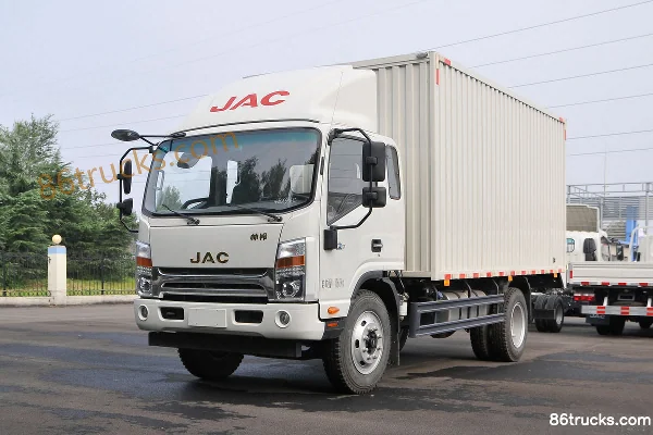 JAC Shuailing Q7 170 ch 4X2(6 roues) 5,175 m cabine simple fourgon léger (carrosserie large) (China VI) Extérieur (3) | 86Trucks
