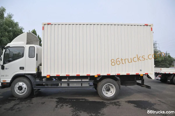 JAC Shuailing Q7 170 ch 4X2(6 roues) 5,175 m cabine simple fourgon léger (carrosserie large) (China VI) (1) | 86Trucks