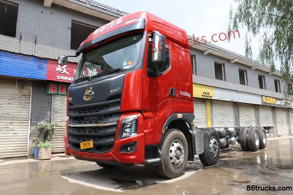 DongfengLiuqi Chenglong H7 camion lourd 480 ch 8X4(12 roues) camion porteur à grille 9,4 m Extérieur (3) | 86Trucks