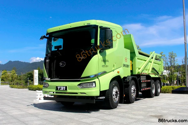 BYD T31 8X4(12 wheels) pure electric dump truck Exterior (3) | 86Trucks