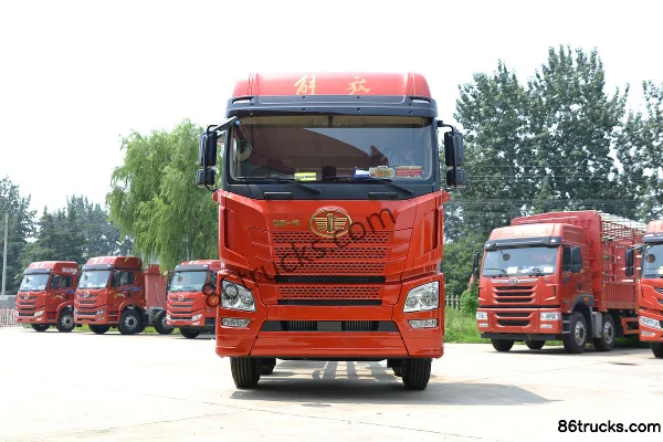 FAW Jiefang Qingdao JH6 tracteur routier 430 ch 8X4(12 roues) 9,5 m camion porteur à grille Extérieur (2) | 86Trucks