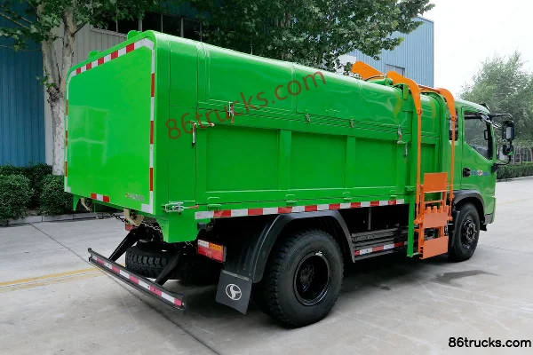 Shifeng Fengchi 1800 4X2(6 wheels) 130hp Self-Loading Garbage Truck (China VI) Body (3) | 86Trucks