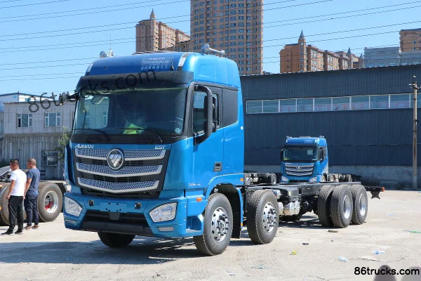 Foton AumanEST Basic Edition 520hp 8X4(12 wheels) 9.56m AMT automatic drop-side cargo truck Exterior (2) | 86Trucks