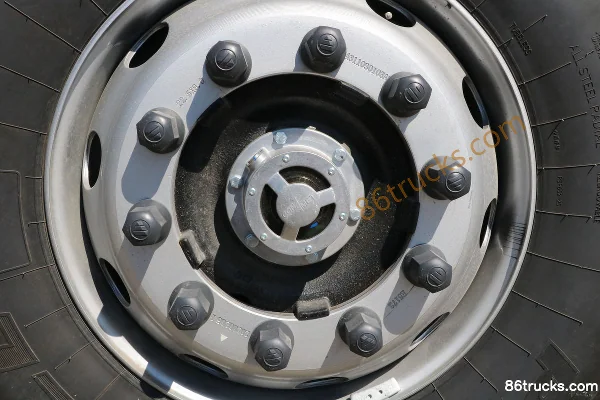 Foton AumanEST Basic Edition 520hp 8X4(12 wheels) 9.56m AMT automatic drop-side cargo truck Chassis (3) | 86Trucks