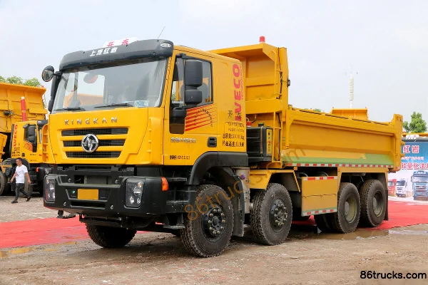 SAIC Hongyan New King Kong M500 Composite Edition 350 hp 8X4(12 wheels) 5.6m Dump Truck Exterior (3) | 86Trucks