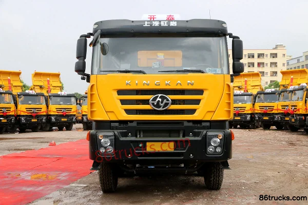 SAIC Hongyan New King Kong M500 Composite Edition 350 hp 8X4(12 wheels) 5.6m Dump Truck Exterior (2) | 86Trucks