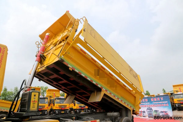 SAIC Hongyan New King Kong M500 Composite Edition 350 hp 8X4(12 wheels) 5.6m Dump Truck Body (2) | 86Trucks