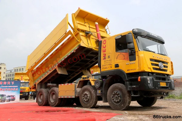 SAIC Hongyan New King Kong M500 Composite Edition 350 hp 8X4(12 wheels) 5.6m Dump Truck Body (1) | 86Trucks