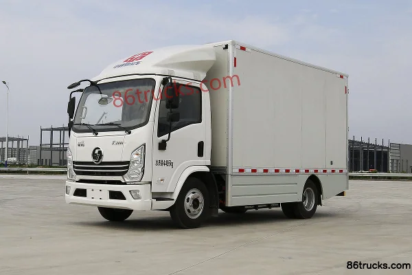 Zhongtong Bus Tianquan 4.5T 4.13m pure electric insulated truck (SHACMAN K3000) 89.128kWh 4X2(6 wheels) Exterior (2) | 86Trucks