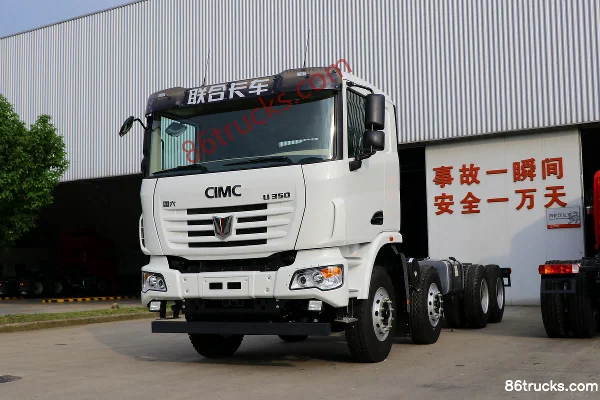 Union Truck U350 Heavy Truck 350hp 8X4(12 wheels) Dump Truck Chassis (China VI) Exterior (3) | 86Trucks
