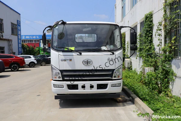 FAW Jiefang Hu VH 120 hp 4X2(6 wheels) 4.2m Flatbed Gas Cylinder Transport Truck (5-speed) Exterior (2) | 86Trucks