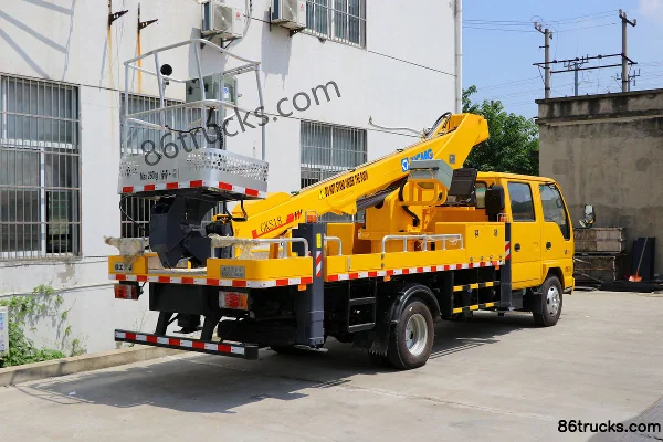 Isuzu 600P 120 ch 4X2(6 roues) nacelle élévatrice à double cabine (marque XCMG) Extérieur (3) | 86Trucks