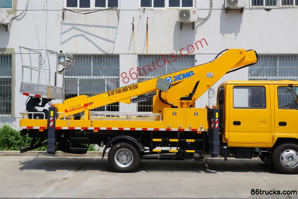 Isuzu 600P 120 ch 4X2(6 roues) nacelle élévatrice à double cabine (marque XCMG) Châssis (1) | 86Trucks