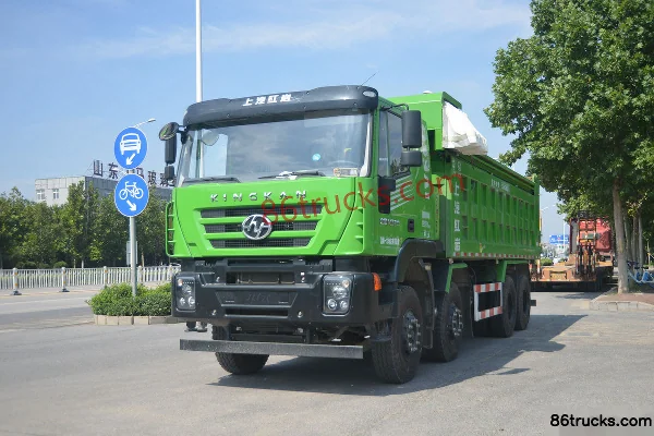 SAIC Hongyan New King Kong M500 390 ch 8X4(12 roues) 6.8 m Camion benne Extérieur (3) | 86Trucks